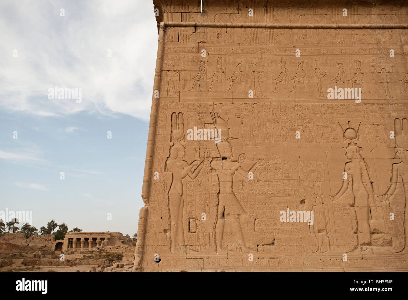 Tempel der Hathor, Dendara, Ägypten Stockfoto