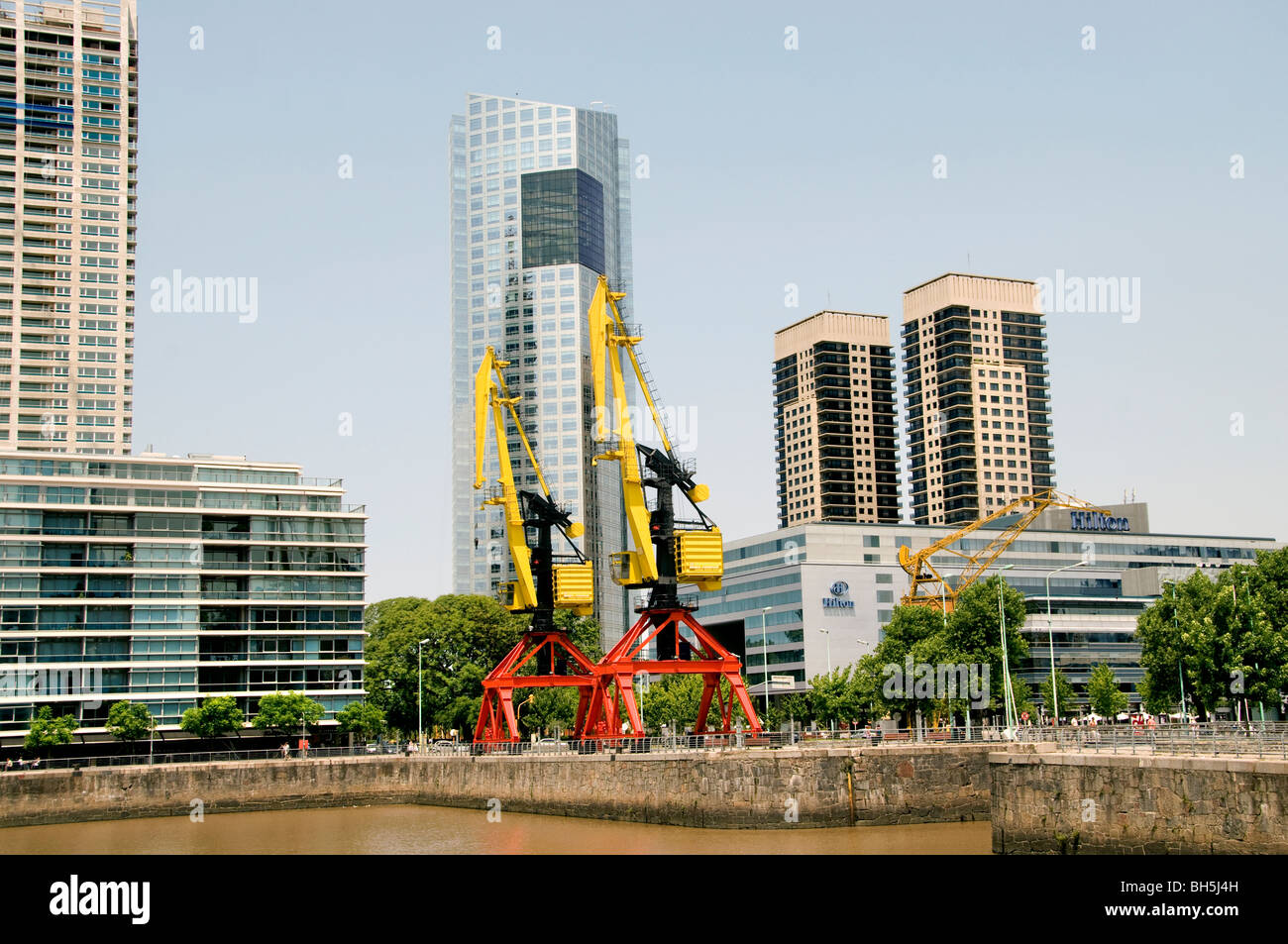 Argentinien Buenos Aires Puerto Madero Hafen Port Dock Stockfoto