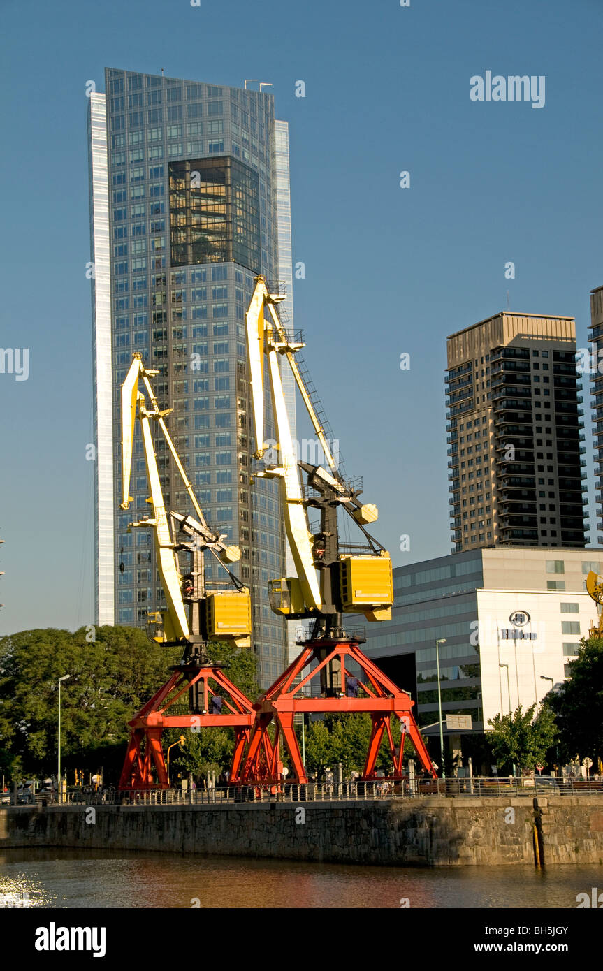 Argentinien Buenos Aires Puerto Madero Hafen Port Dock Stockfoto