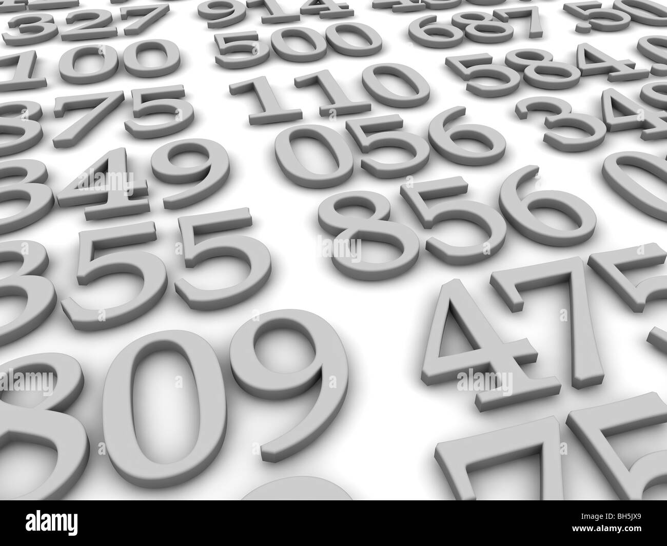 Number numbers Schwarzweiß-Stockfotos und -bilder - Alamy