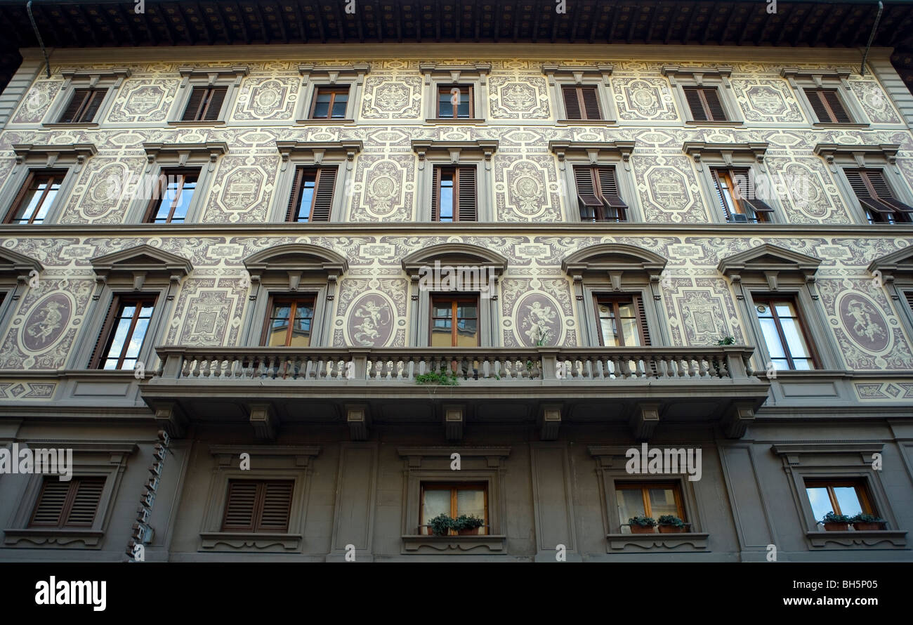 Italien, Toskana, Florenz, einem alten Palast im Zentrum Stadt Stockfoto