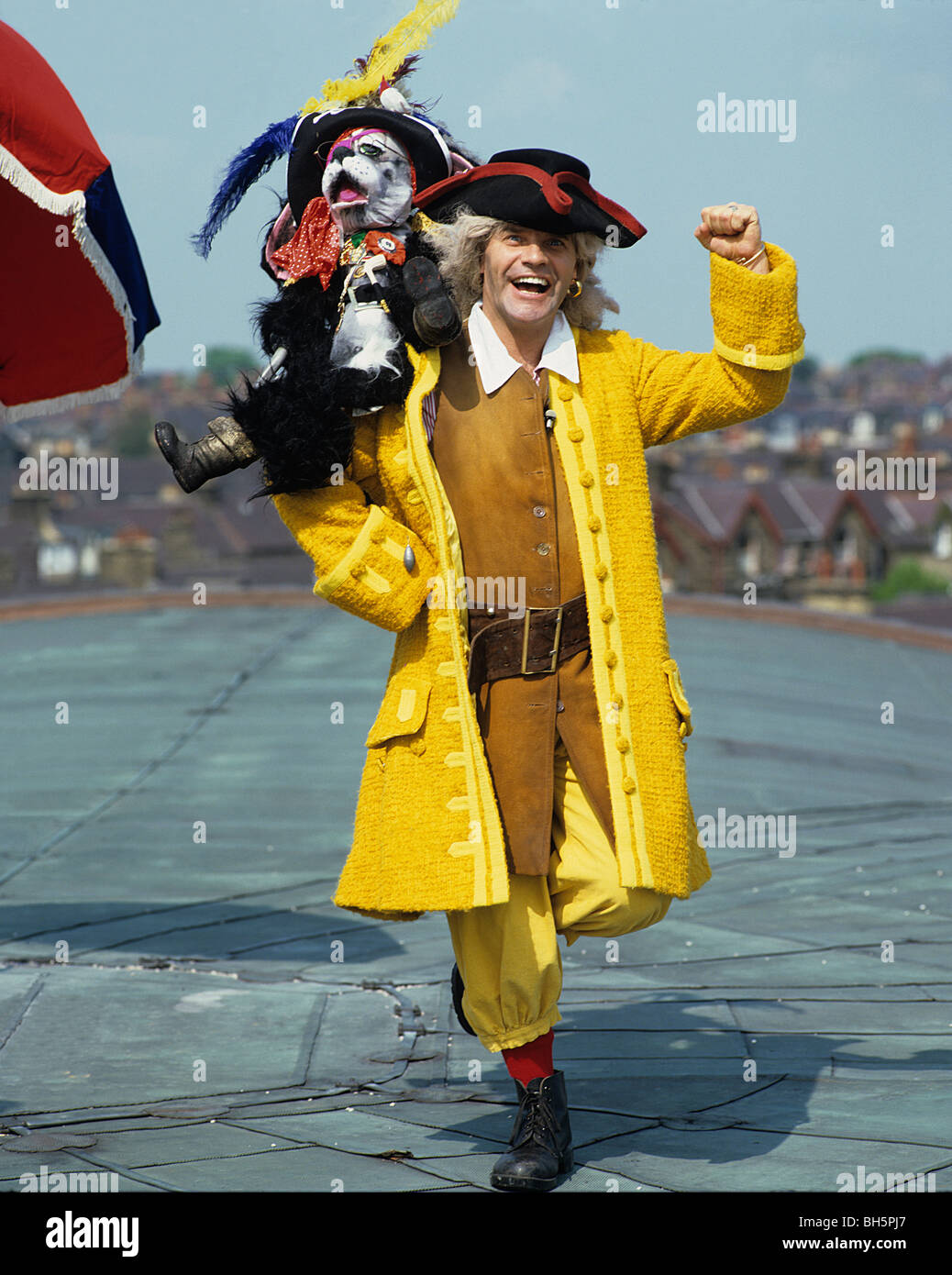 Freddie Starr als Pirat Stockfoto