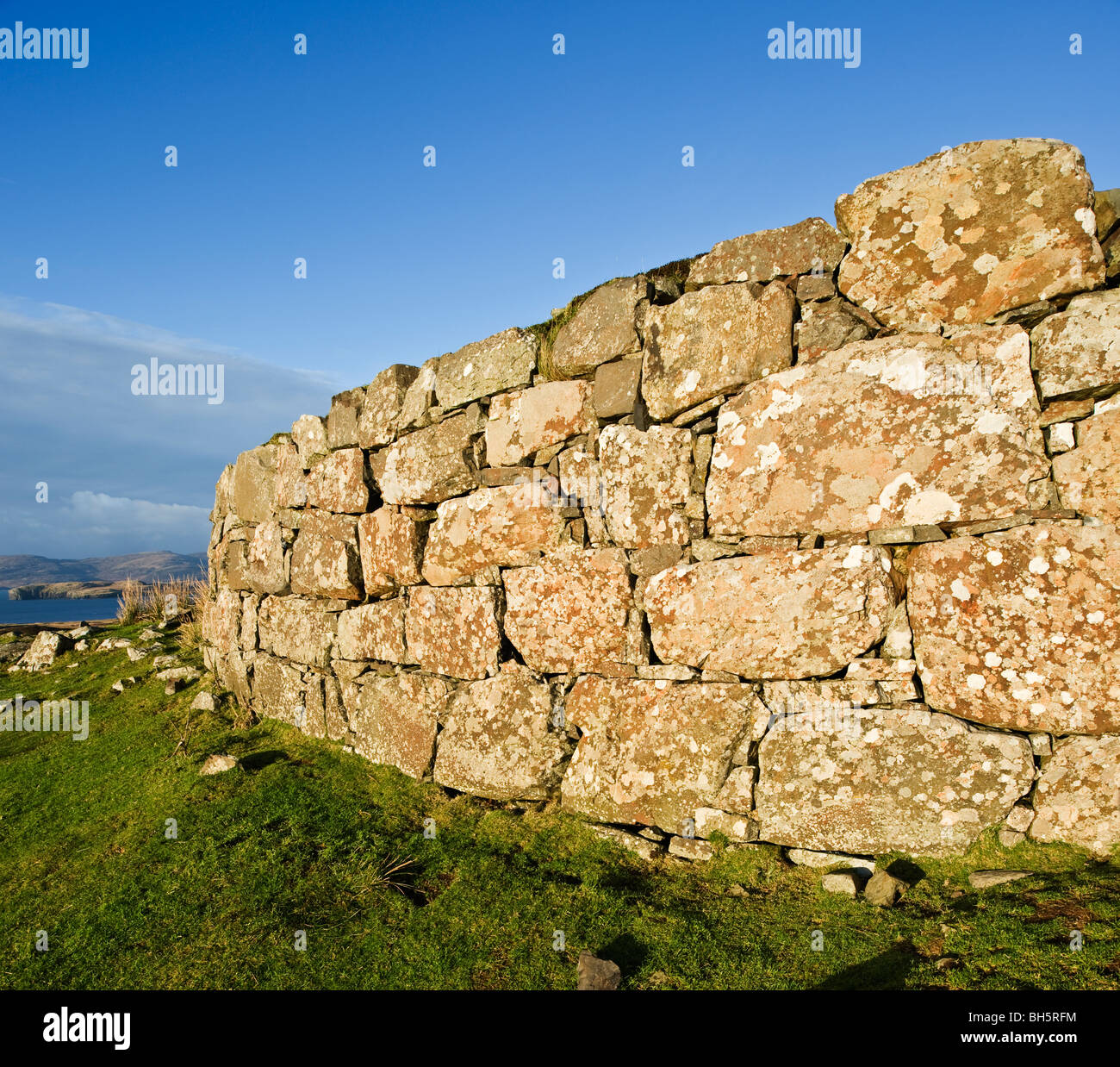 Dun Beag Broch, Struan, Isle Of Skye, Schottland Stockfoto