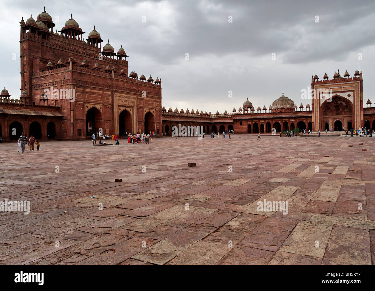 Jama Masjid Moschee - Fatehpur Sikri Stockfoto