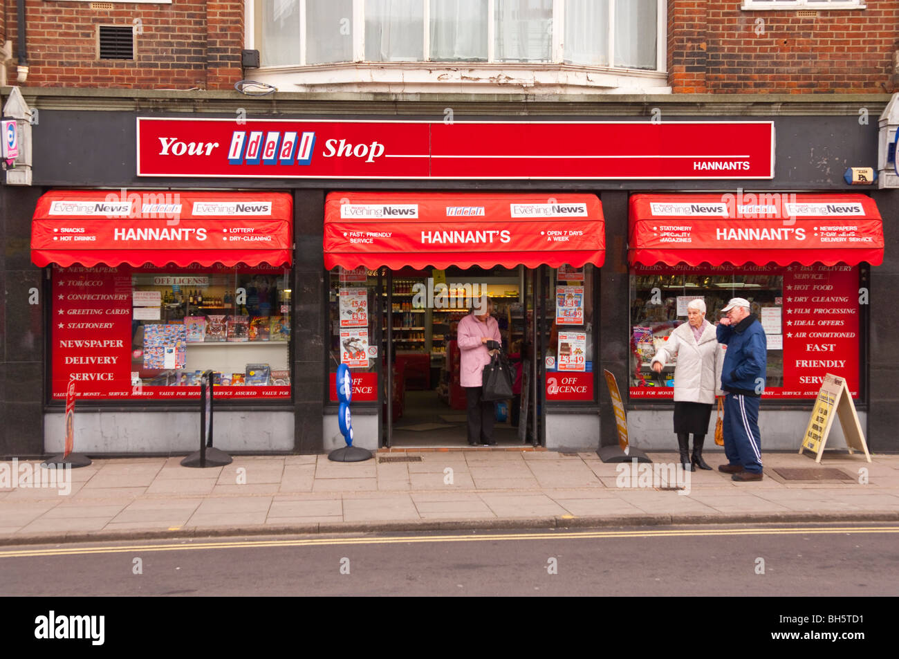 Ihre ideale Shop Shop in Norwich, Norfolk, England, Großbritannien, Uk Stockfoto