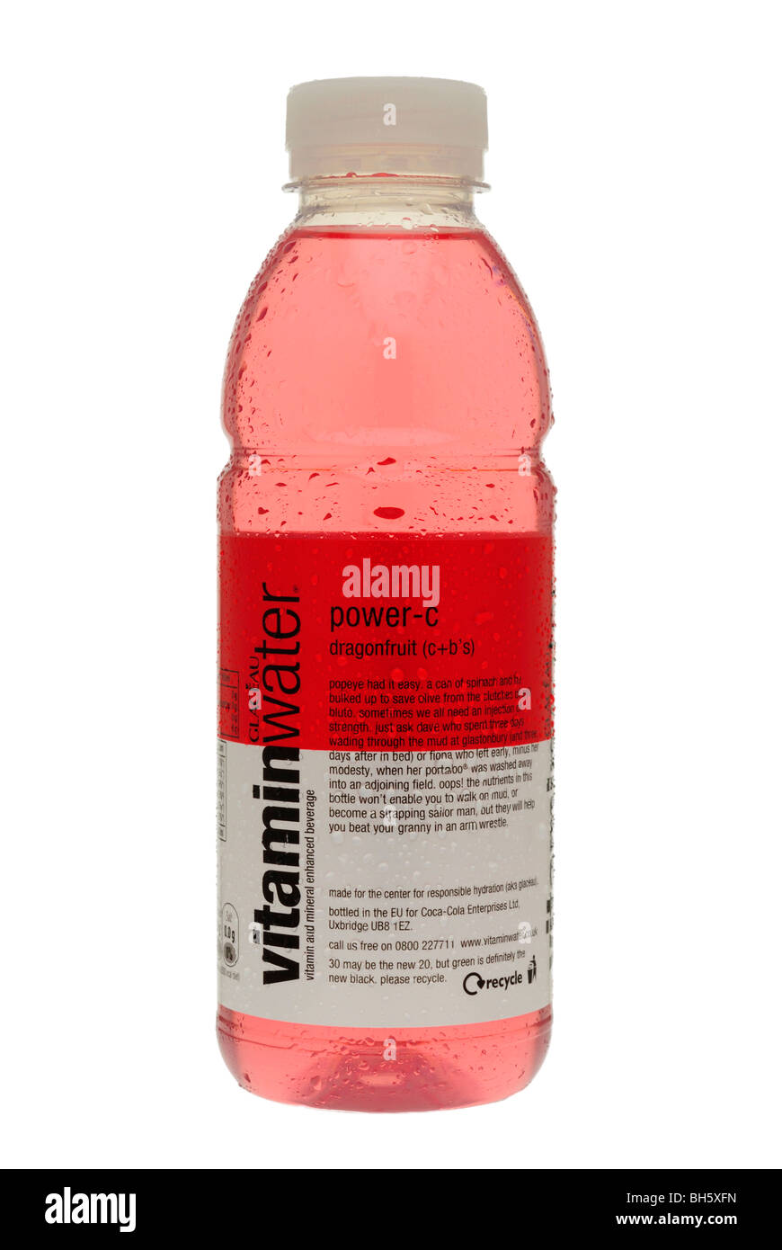 Flasche Vitaminwasser Stockfotografie - Alamy
