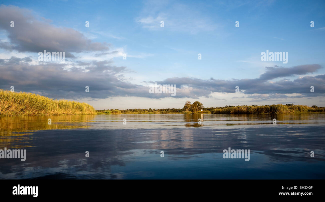 Ein ruhigen Plätzchen am St. Johns River in Seminole County in Florida. Stockfoto