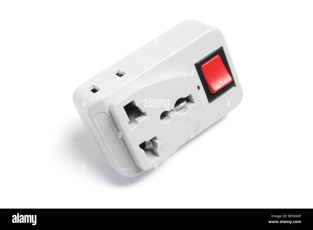 Netzteil mit Schalter Stockfoto