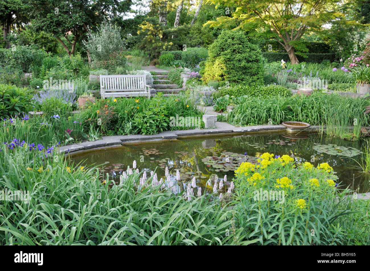 Sunken Garden, Karl Foerster Garten, Potsdam, Deutschland