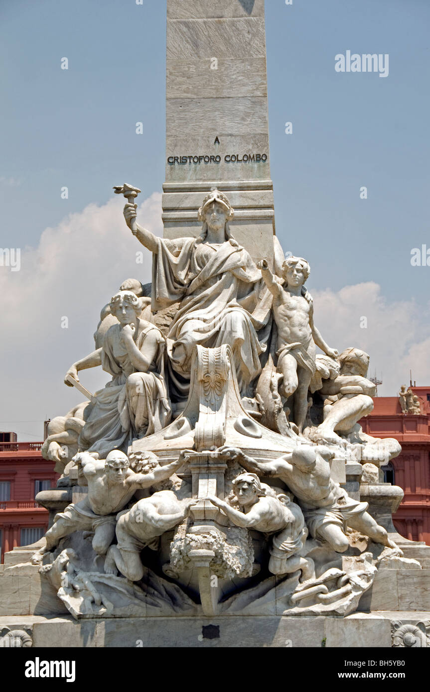 Christopher Columbus Don Cristóbal Colón Buenos Aires Argentinien Stockfoto