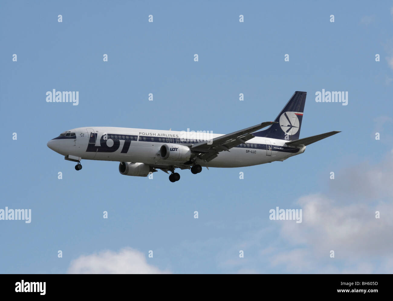 LOT Polish Airlines Boeing 737-400 Stockfoto