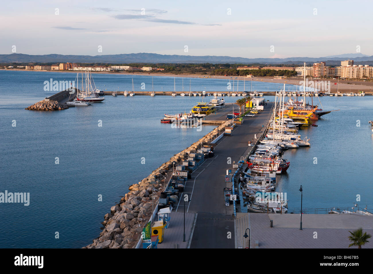 Hafen von l ' Estartit, Costa Brava, Katalonien, Spanien Stockfoto