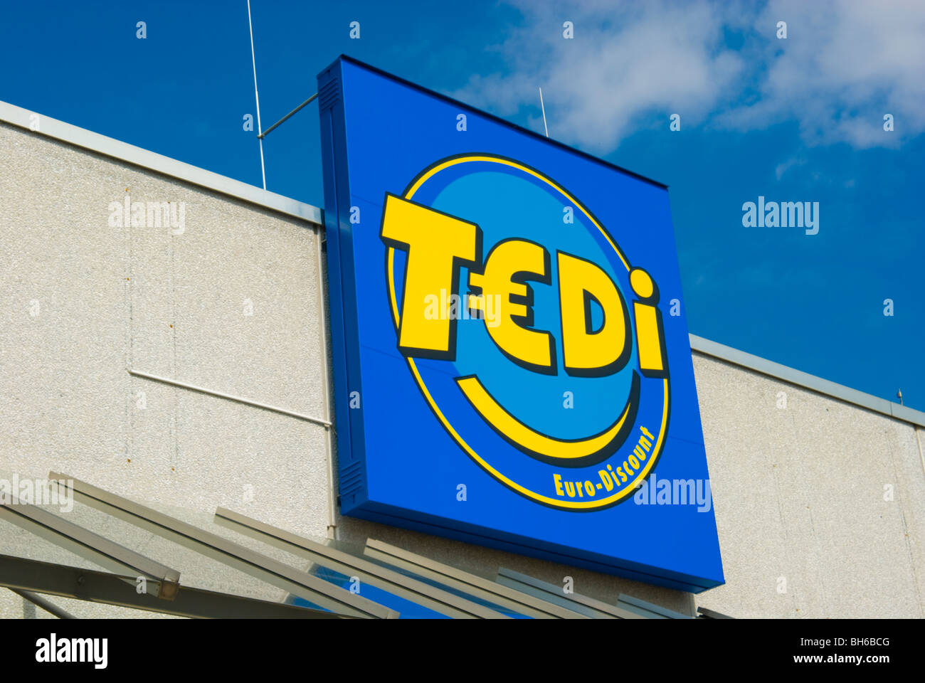Logo von Tedi Einzelhandel, Deutschland Stockfoto