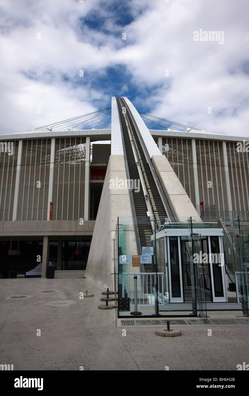 2010 WM-Stadion. Durban, Kwazulu Natal, Südafrika. Stockfoto