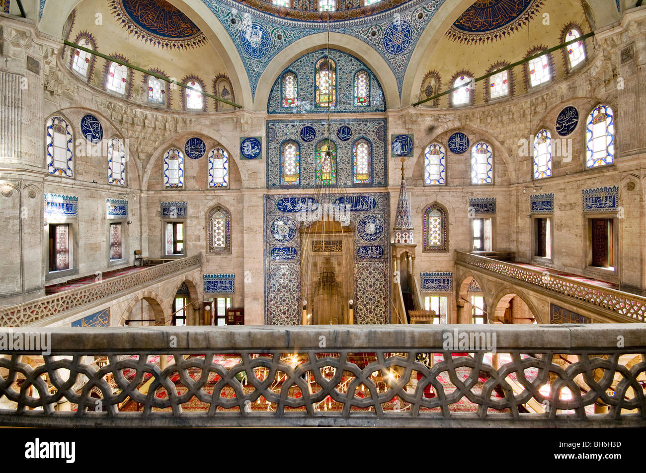 Inneren Sokullu Moschee, Istanbul-Türkei. Stockfoto