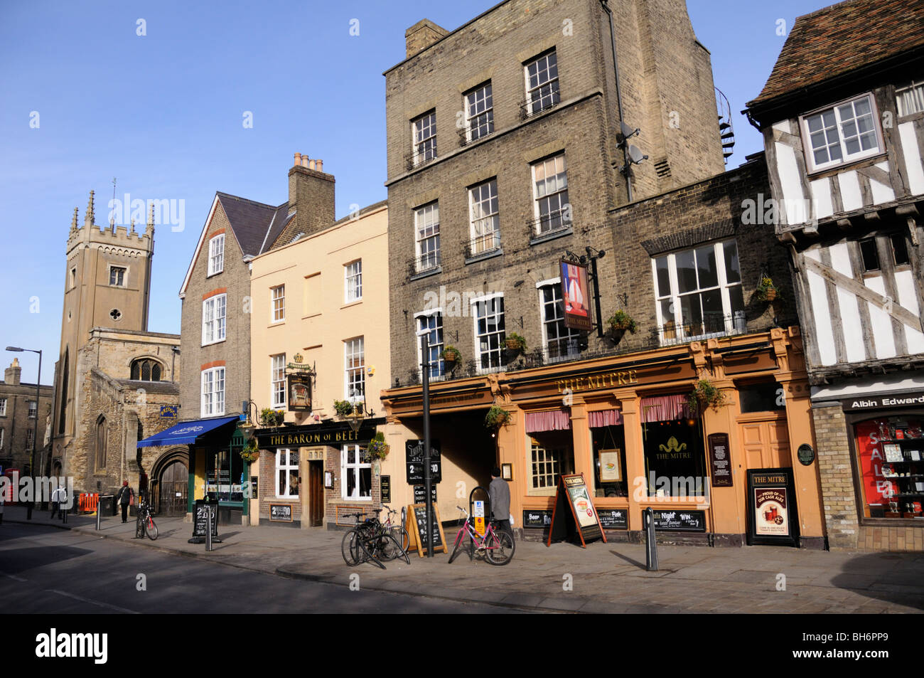 England; Cambridge; Straßenszene in der Bridge Street Stockfoto