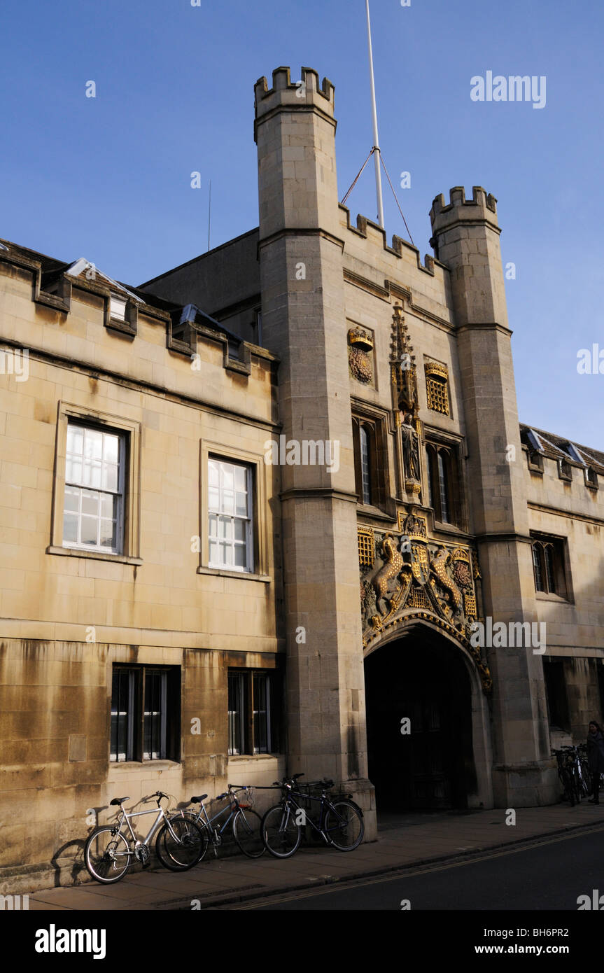 England; Cambridge; Christs College Torhaus Stockfoto