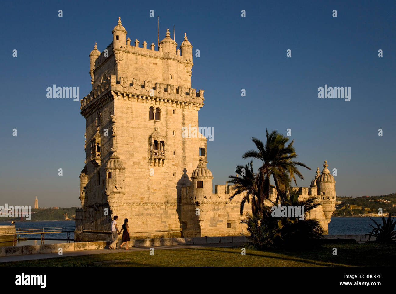 Turm von Belem, Lissabon, Portugal, Europa Stockfoto