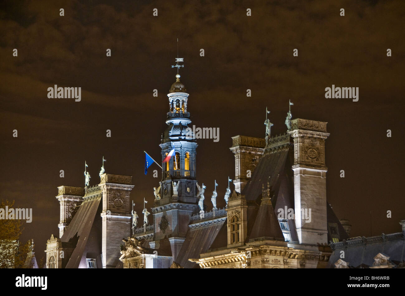 Hotel de Ville, Paris Frankreich Stockfoto