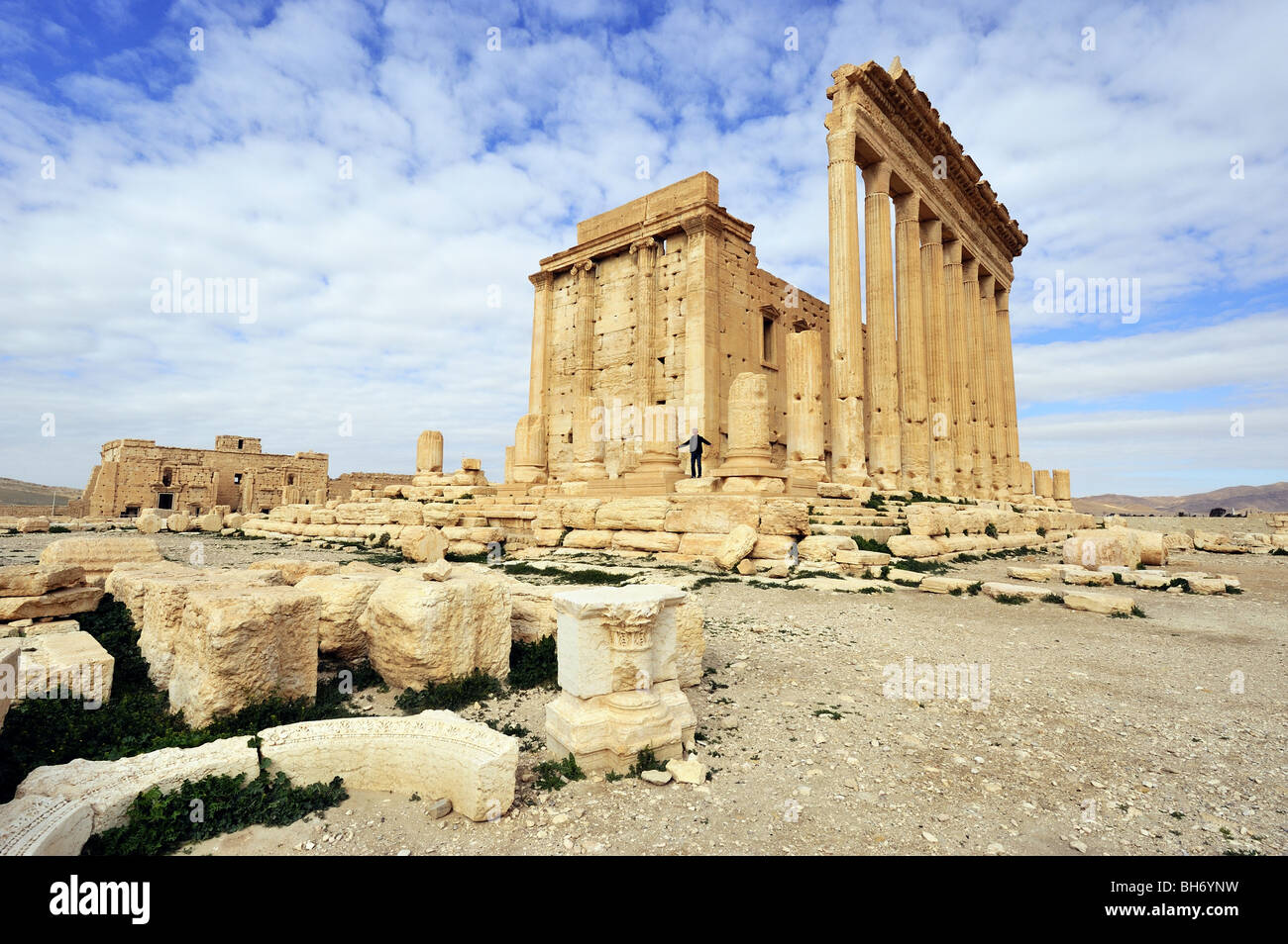 Der Tempel des Bel, Palmyra, Syrien Stockfoto