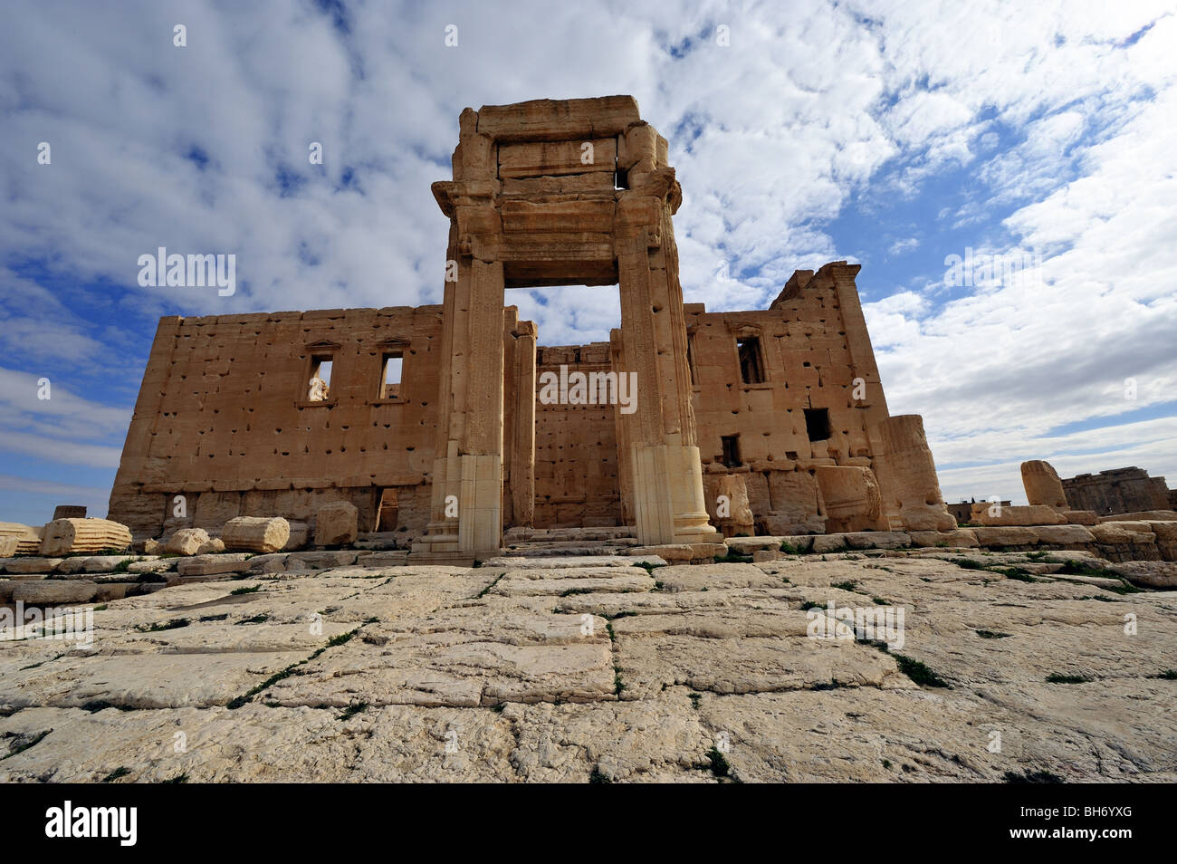 Der Tempel des Bel in Palmyra Syrien Stockfoto