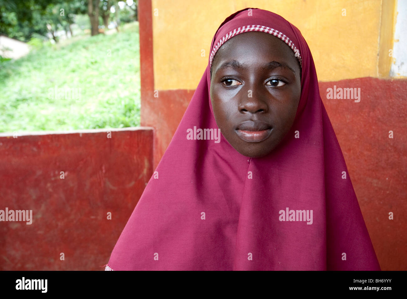 Auf der Suche nach Stadt, Sierra Leone Stockfoto