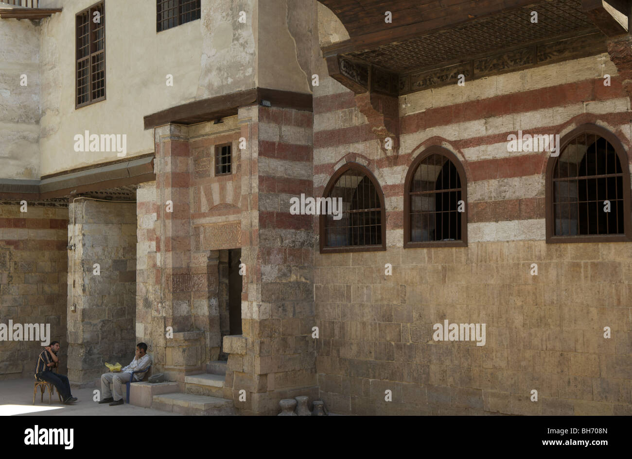 Sorgfältig restauriert, 15.-18. Jahrhundert Haus des Bayt al-Razzaz, Alt-Kairo Stockfoto