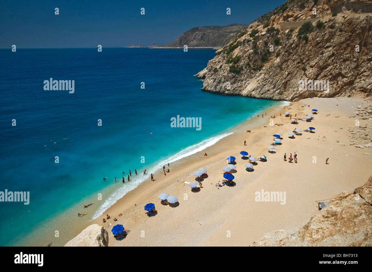Kaputas Beach Kas Antalya Turkey Stockfotos Und Bilder Kaufen Alamy