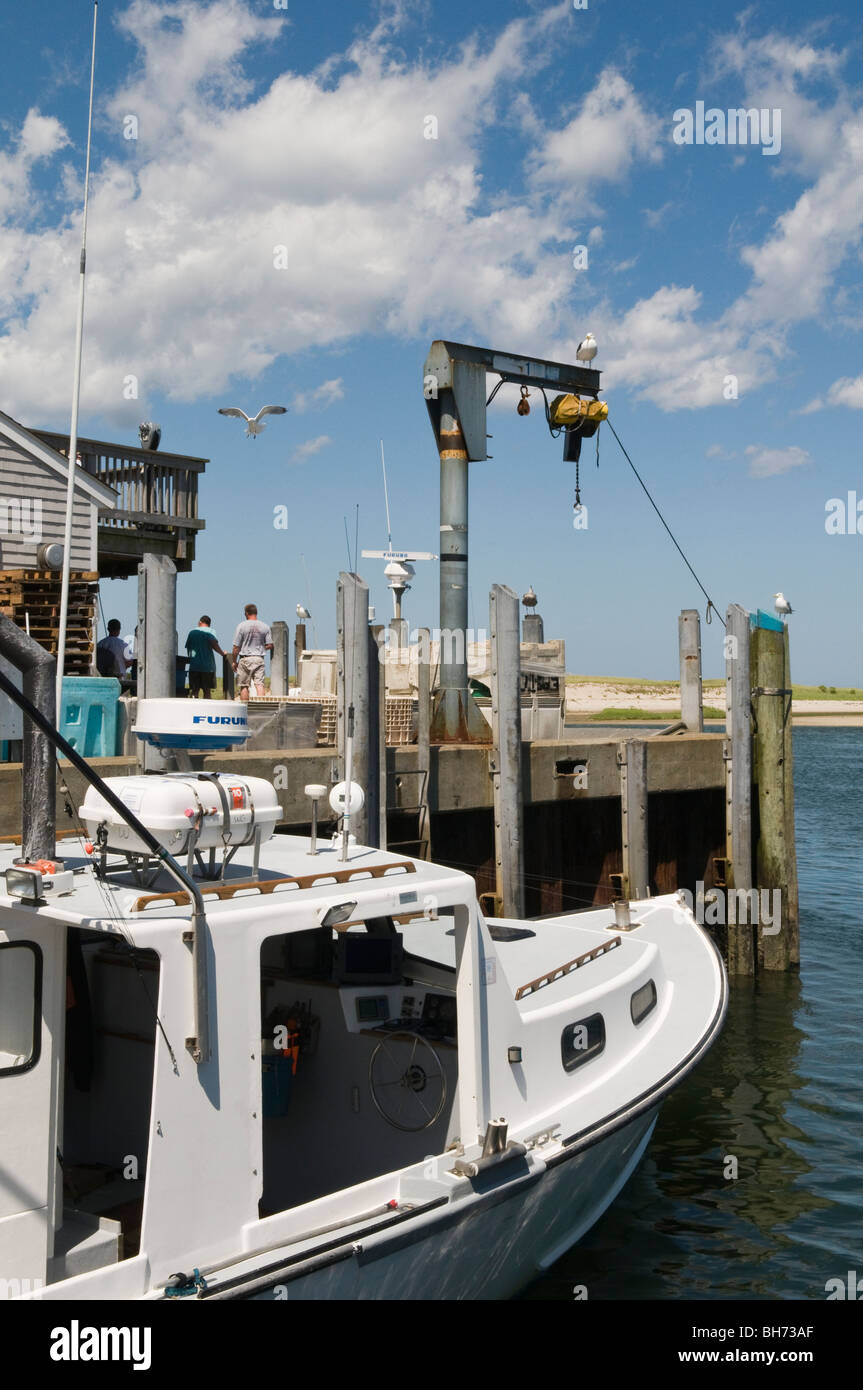 Chatham Fish Pier, Cape Cod, Massachusetts Stockfoto
