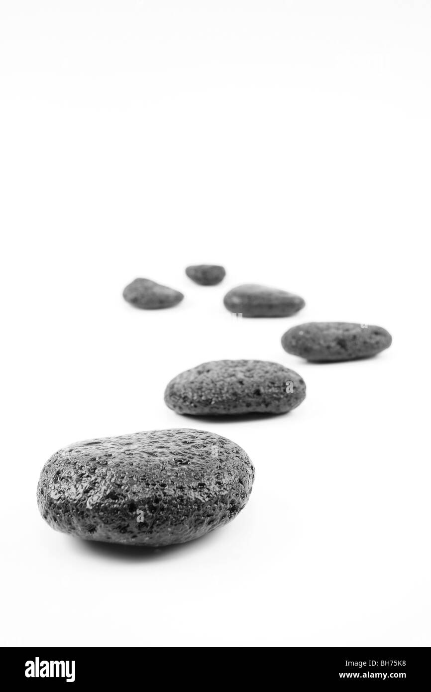 Zen-Geist inspiriert Stein Anordnung Stockfoto