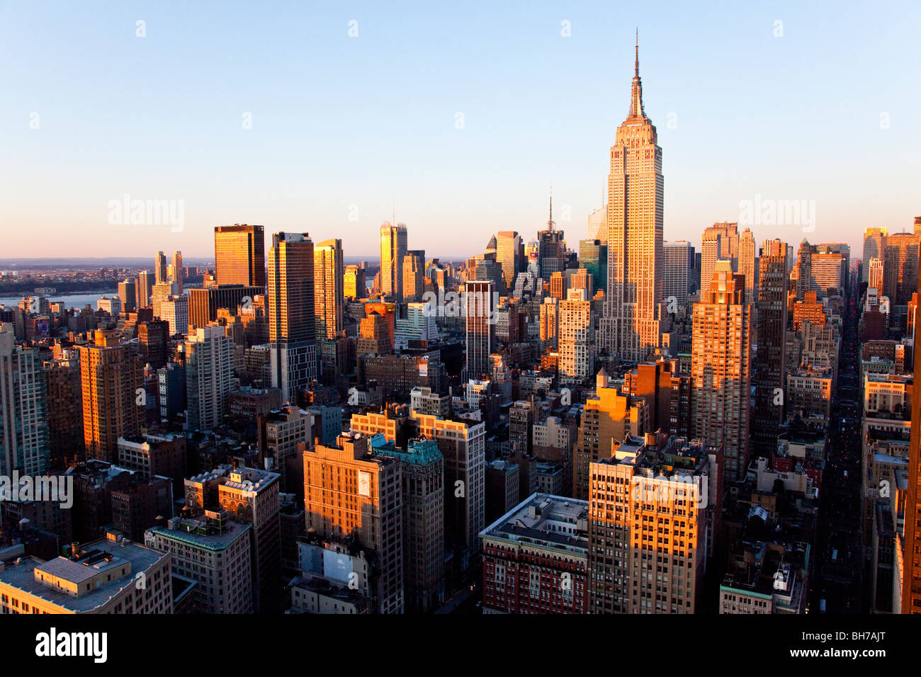 Empire State Building, New York City nicht Stockfoto