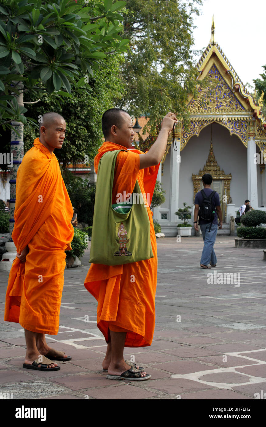 Thai Mönch, Bangkok, Thailand Stockfoto