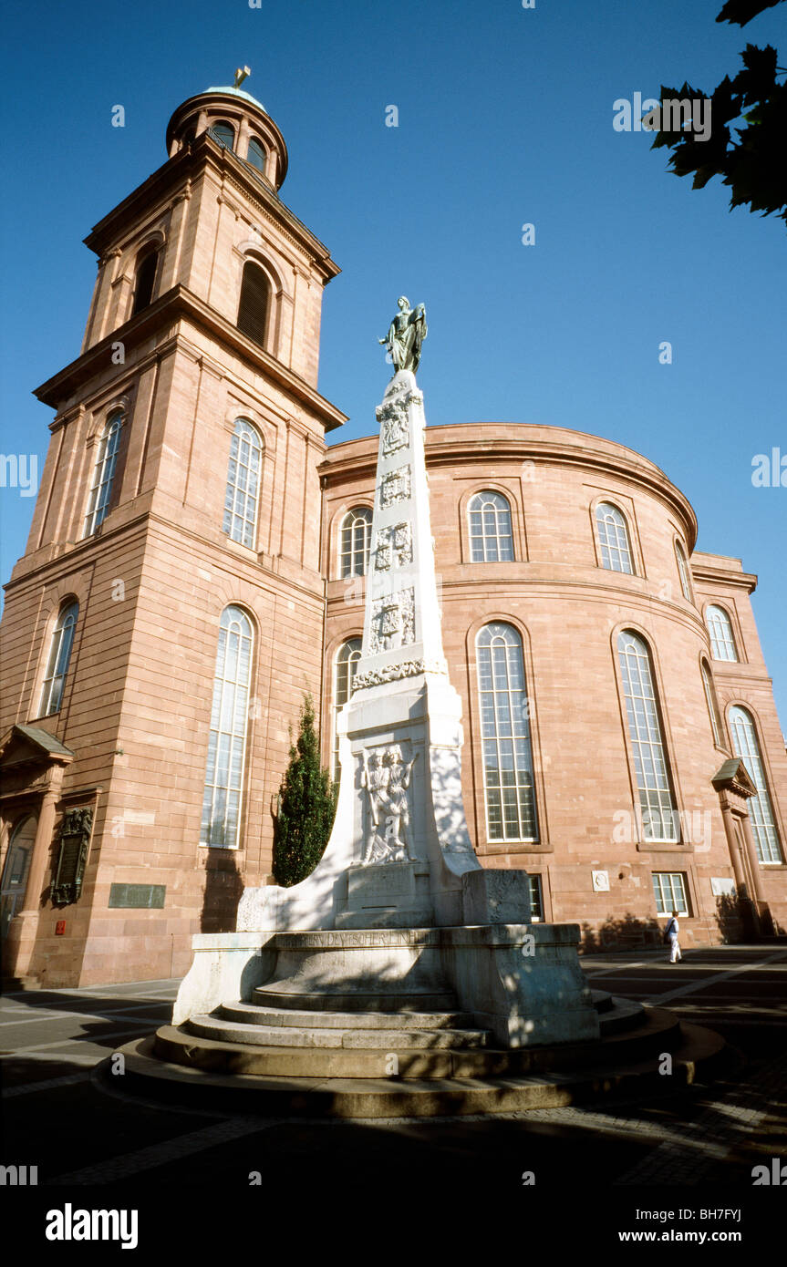 5. August 2009 - Paulskirche (Str. Pauls Kirche) in der deutschen Stadt Frankfurt. Stockfoto