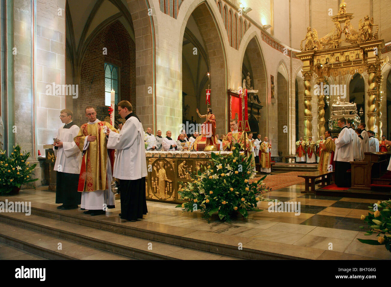 Heiligsprechung der junge Priester, Gniezno Kathedrale Gniezno, Polen Stockfoto