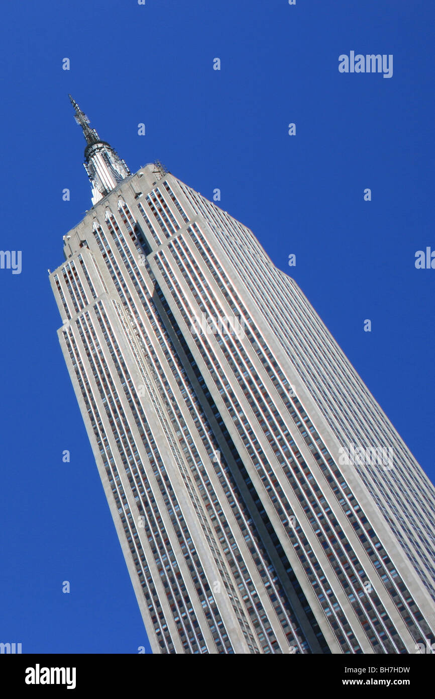 Das Empire State Building. Stockfoto