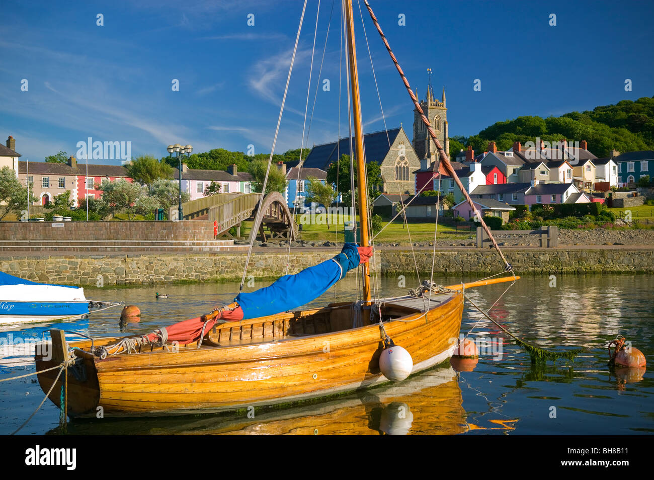 Aberaeron Ceredigion Wales Stockfoto