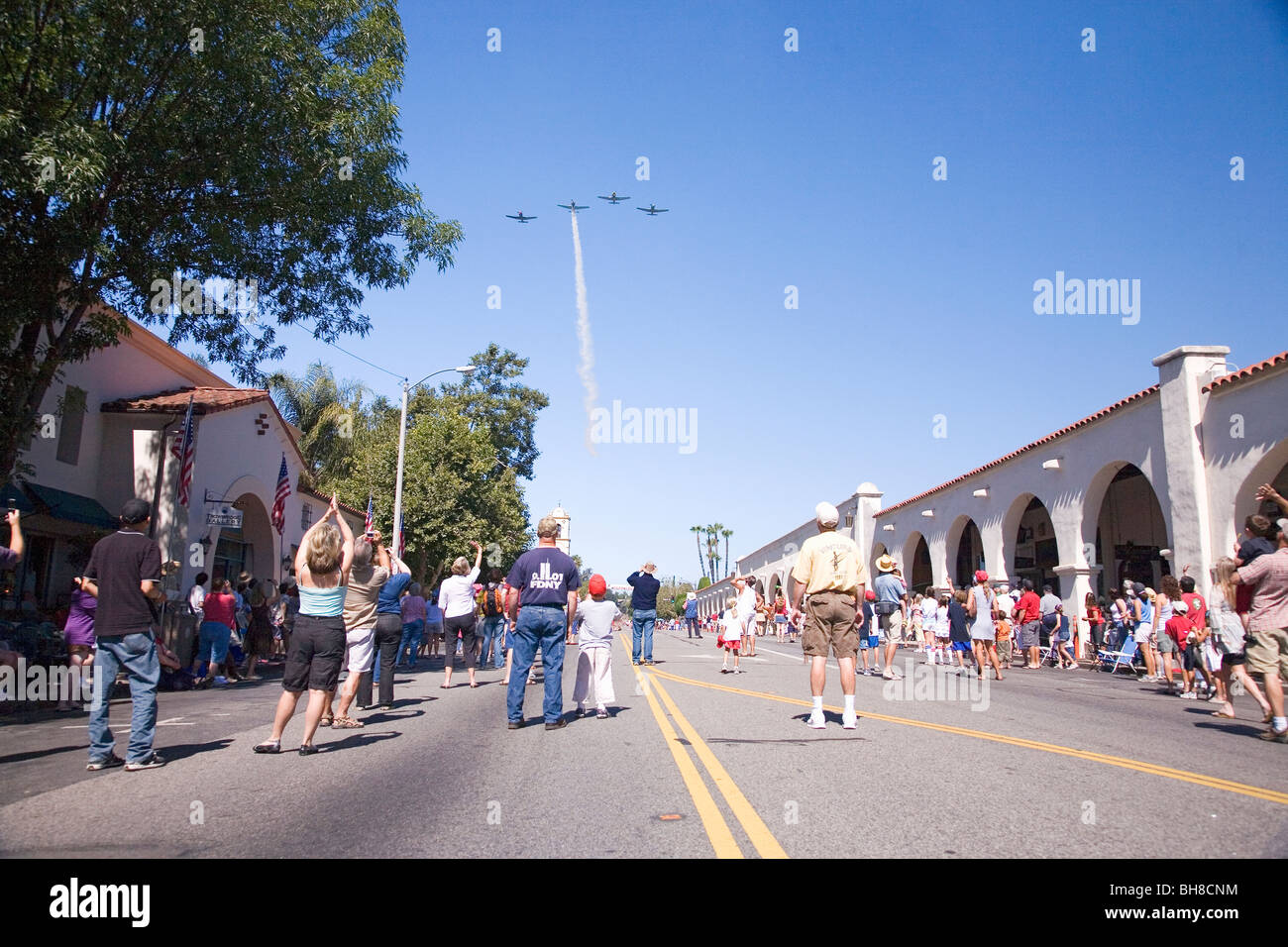 Jährliche 4th of July Parade in Ojai, Kalifornien Stockfoto