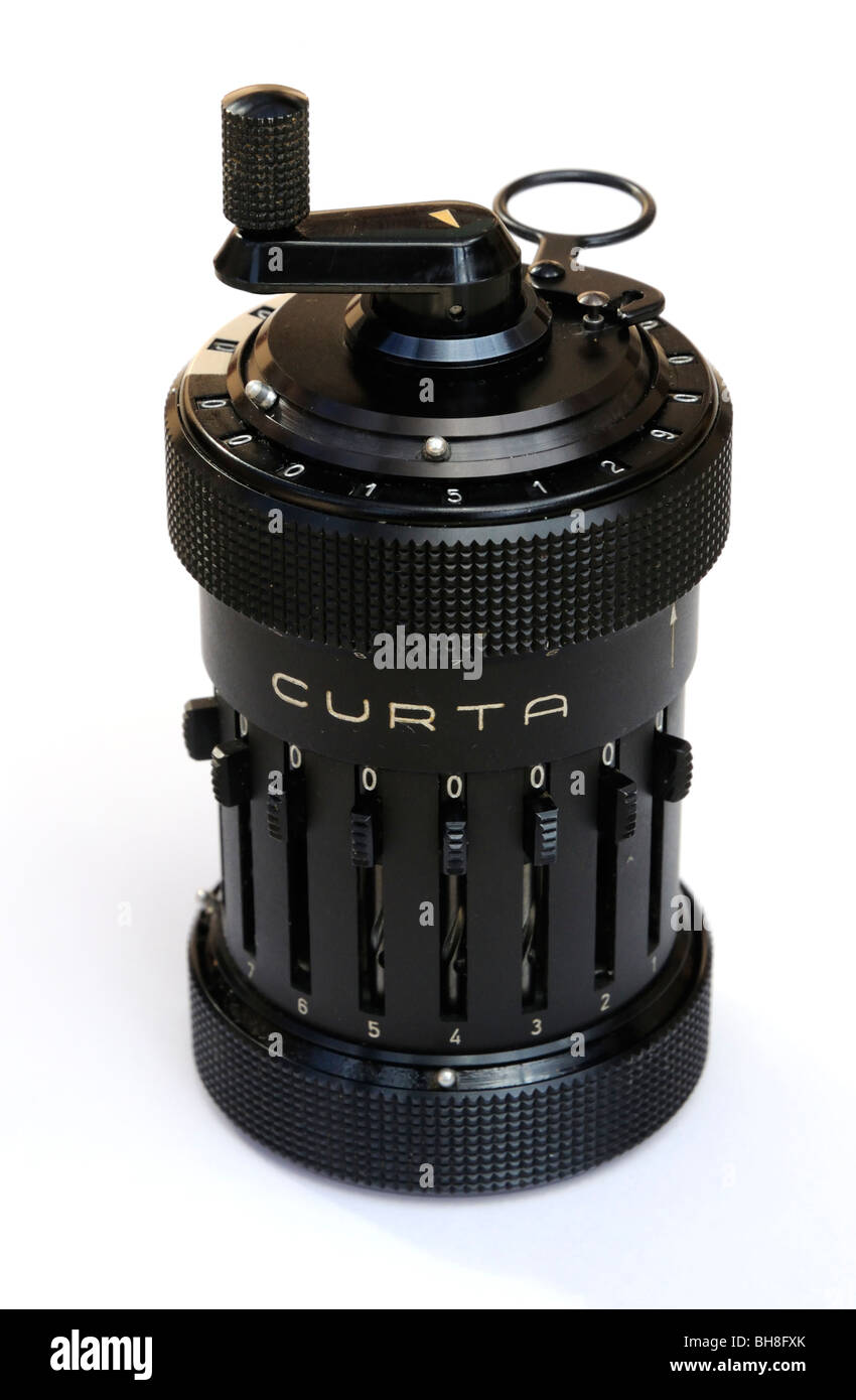 Curta calculator -Fotos und -Bildmaterial in hoher Auflösung – Alamy