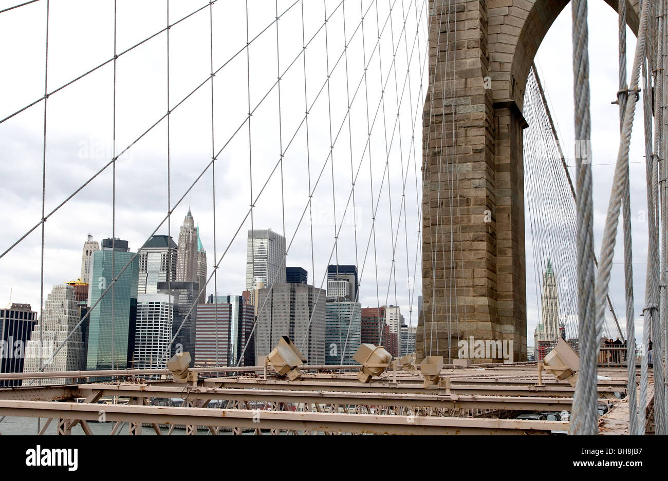 Brooklyn Bridge, New York City Stockfoto