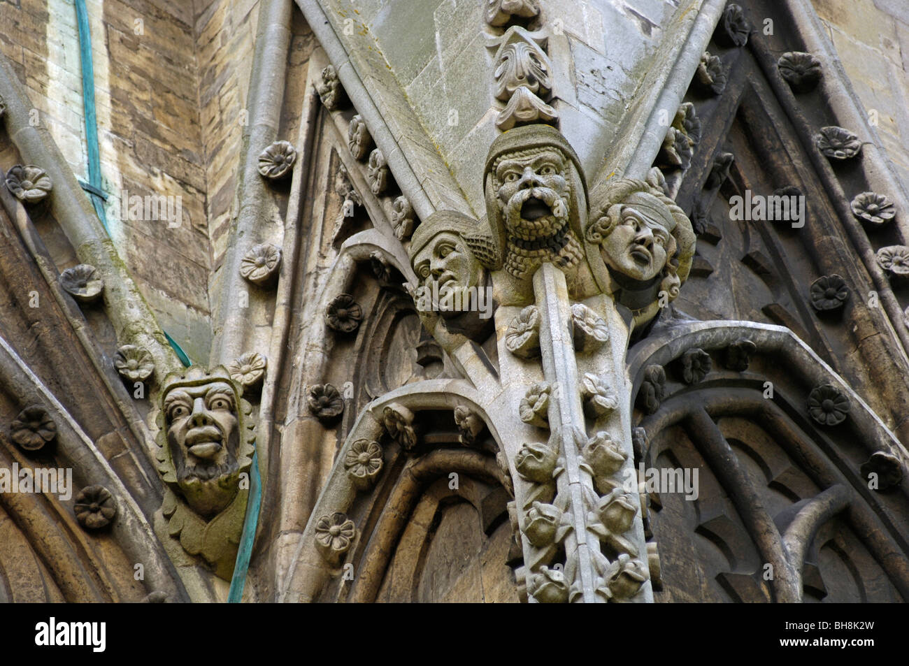 Wasserspeier an der Kirche St Mary Redcliffe, Bristol UK Stockfoto