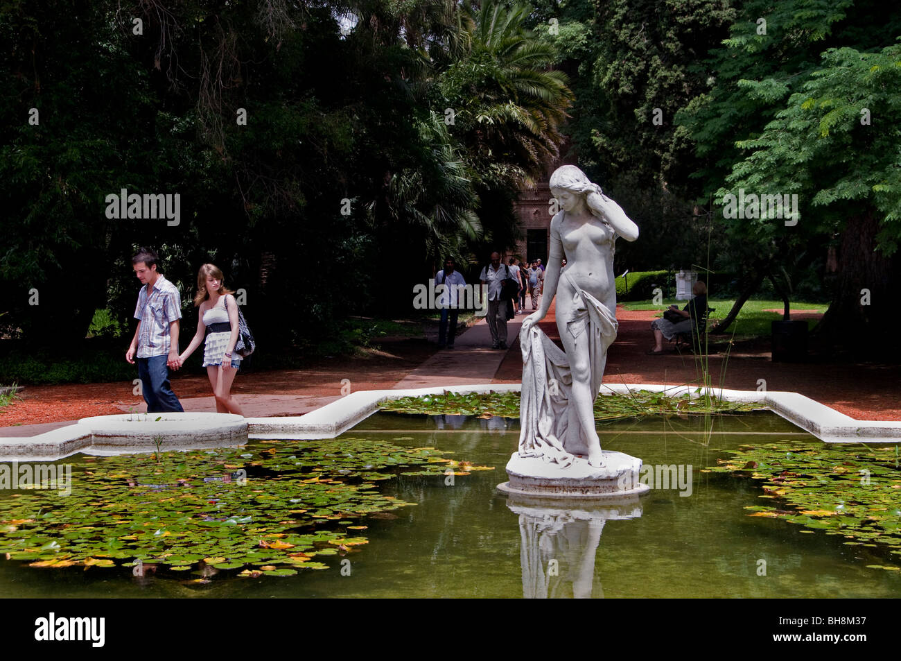 Buenos Aires Argentinien Jardin Botanico botanischen Gärten Charles Thays Stockfoto