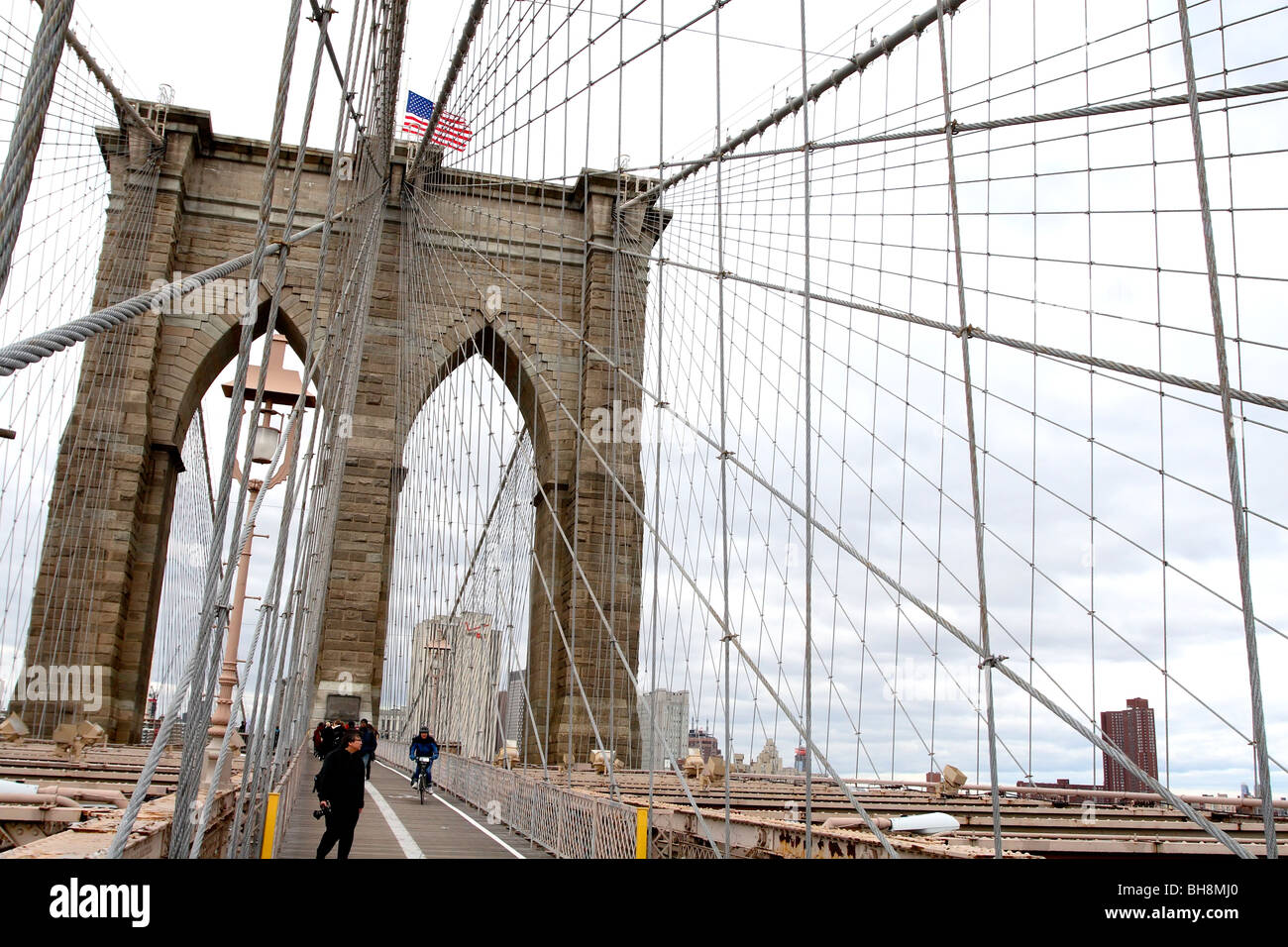 Brooklyn Bridge, New York City Stockfoto
