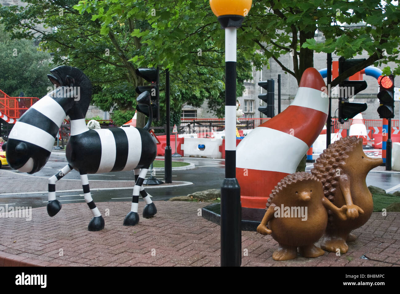 Alton Towers Resort, Freizeitpark, Staffordshire, UK Stockfoto