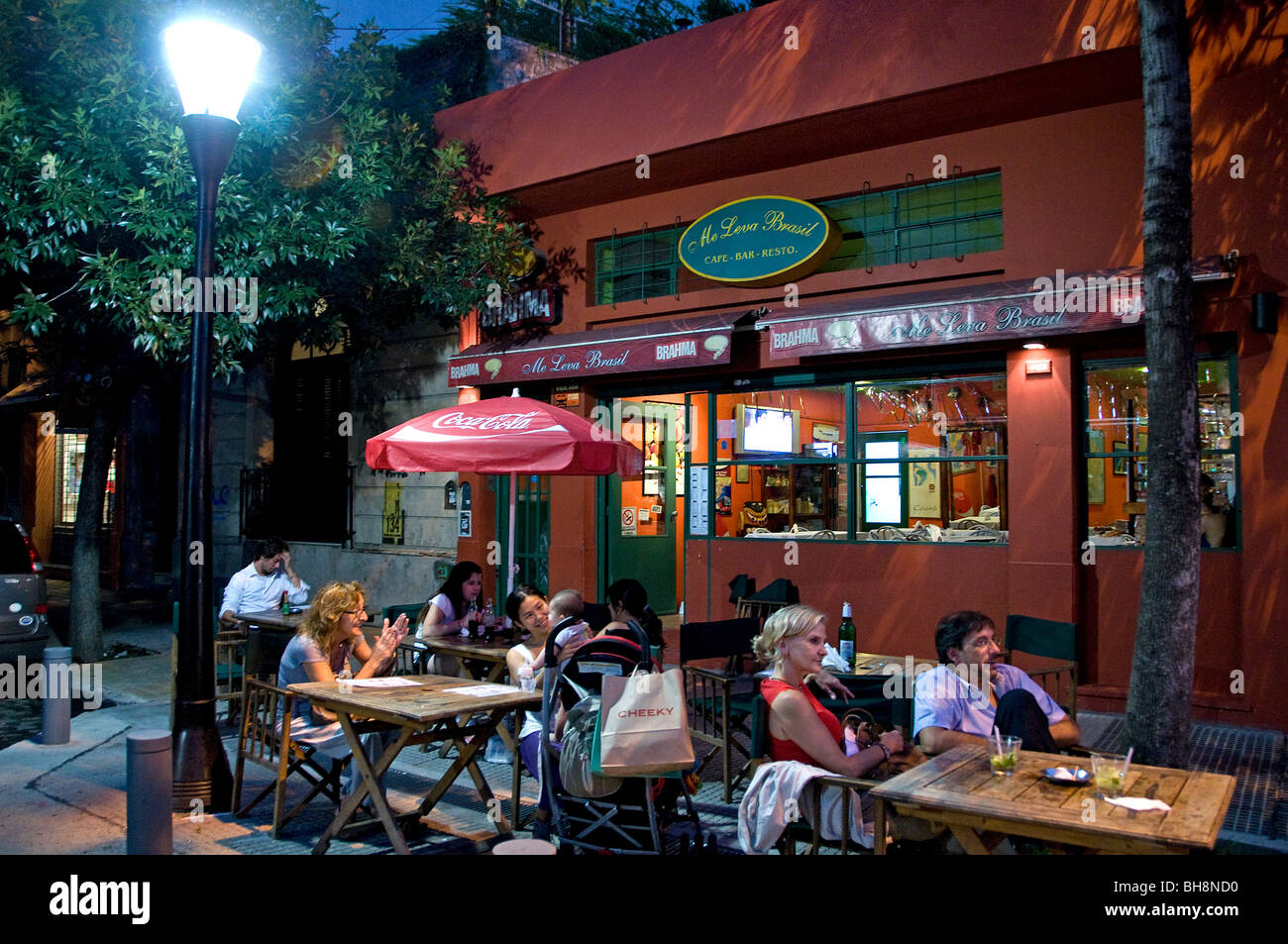 Soho Palermo Viejo Bar Cafe Pub Buenos Aires Argentinien Stockfoto