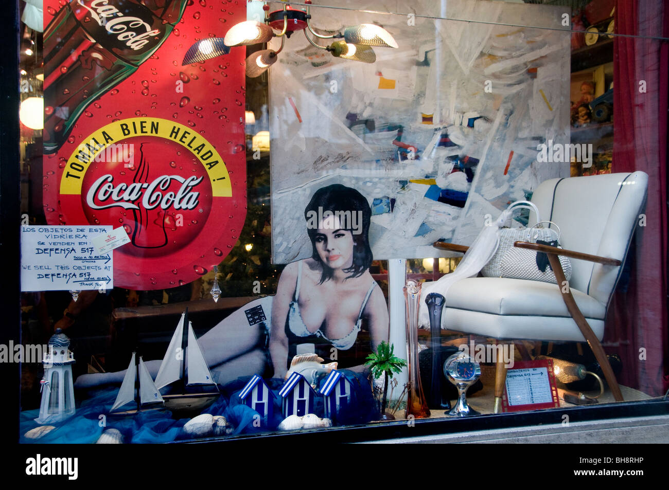 Buenos Aires Argentinien San Telmo Stadt Stadtstraße Flohmarkt Stockfoto