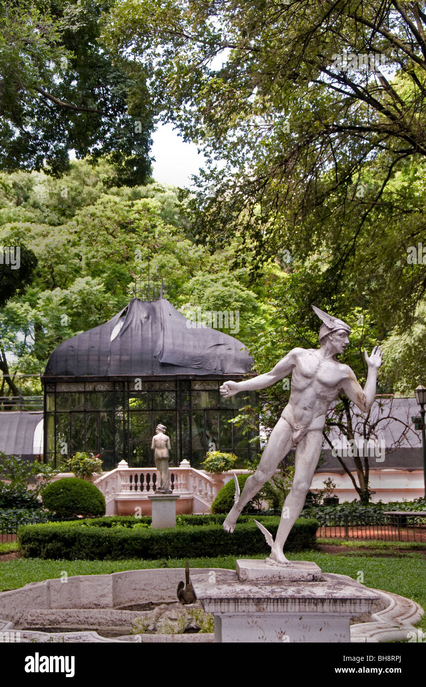 Buenos Aires Argentinien Jardin Botanico botanischen Gärten Charles Thays Mercury griechischen Mercurius Roman Stockfoto