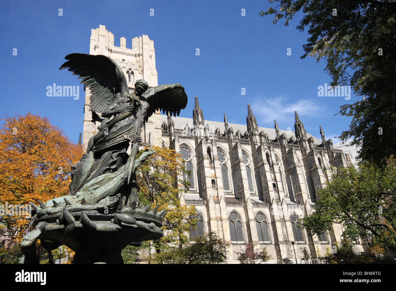 Manhattans Cathedral of St. John the Divine Stockfoto