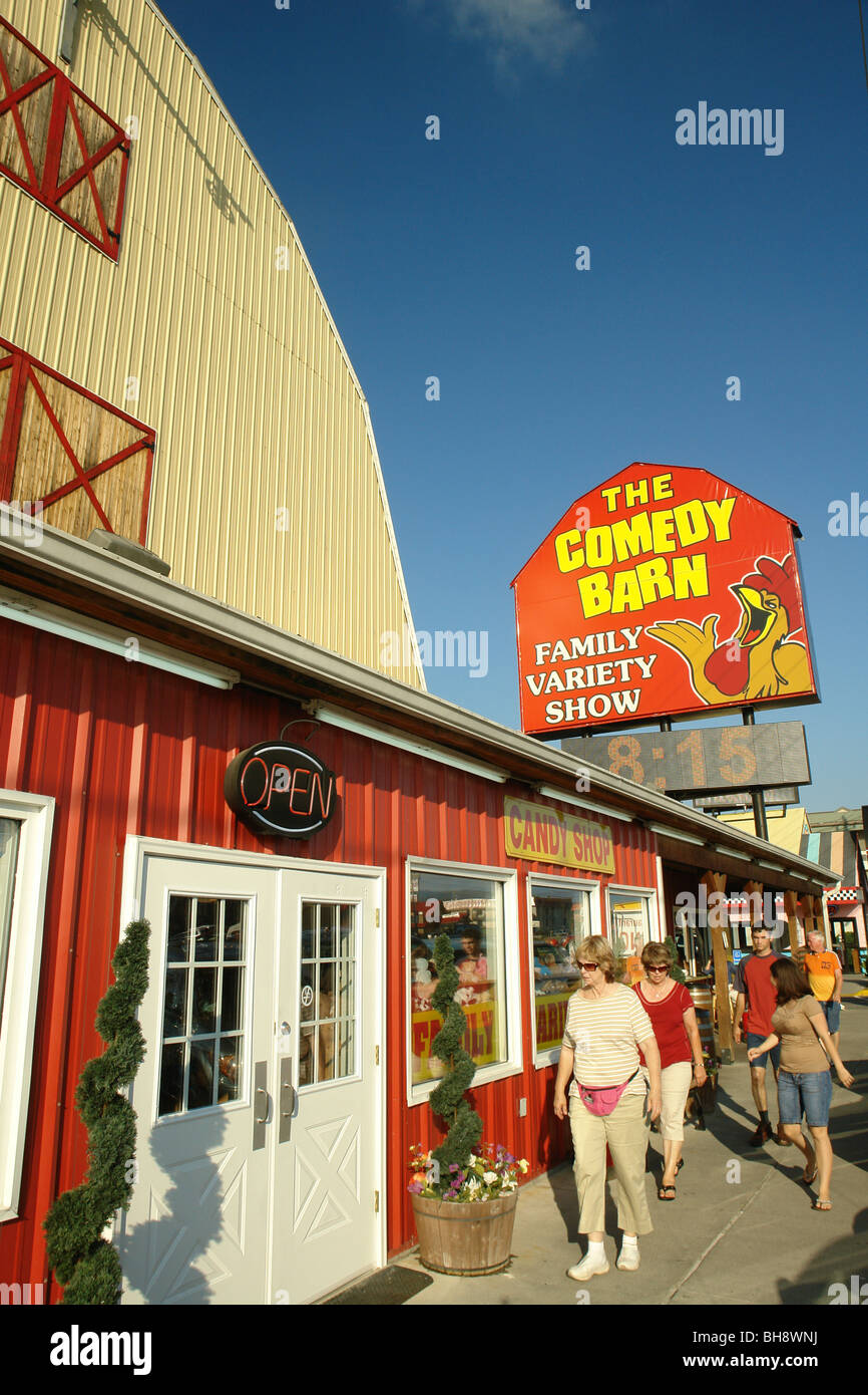AJD63877, Pigeon Forge, TN, Tennessee, der Comedy Scheune Familie Varieté-Show Stockfoto