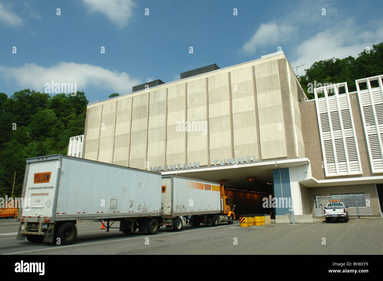 AJD64861, WV, West Virginia, Big Walker Mountain Tunnel, I-77 Stockfoto