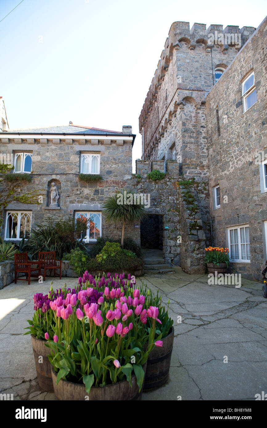 Herm Island Unterkünfte und Hostels Stockfoto